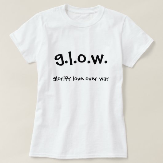 グロー Tシャツ (デザイン正面)