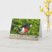 グロ考えるスビークのカード(大プリント) カード (黄色い花)