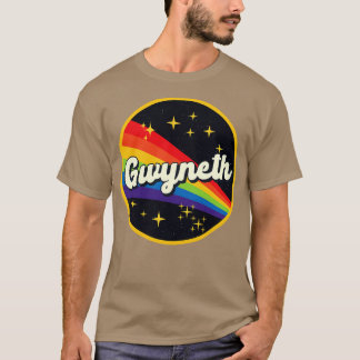 グワイネスレインボーイン宇宙ヴィンテージスタイル Tシャツ