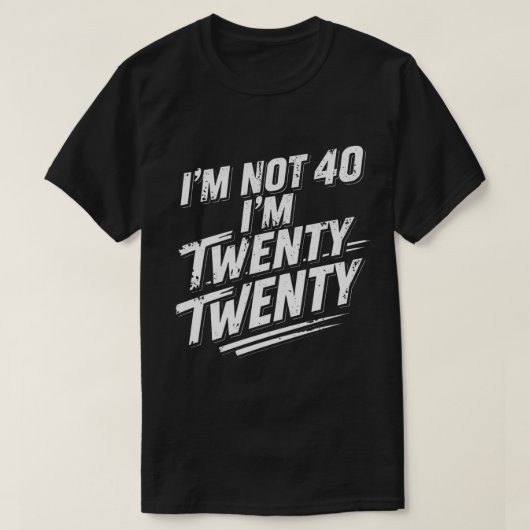 グングニーレトロなアスリート風40歳の誕生日デザイン Tシャツ (デザイン正面)