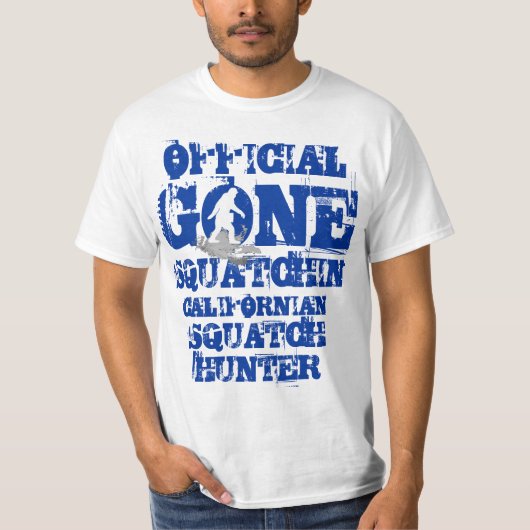 グンスクアチン*ホワイトスクアッチ* Tシャツ (正面)