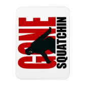 グンスクアチン – 黒と赤 マグネット (縦)