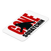 グンスクアチン – 黒と赤 マグネット (左側)