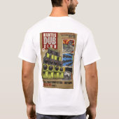 グンバイ文化。メンズベーシックTシャツ Tシャツ (裏面)