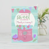 グンボールスウィートお祝い誕生日パーティーの招待 (スタンド正面)