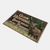 グン狩りスーントゥゴー魚釣り ドアマット (アングル)