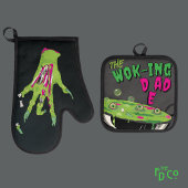 グーおもしろいリシおいしいウォークインパパパン 鍋つかみ&鍋敷きセット