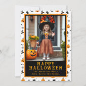 グーお洒落ルクラシックカスタムハロウィーン写真 シーズンカード (正面)