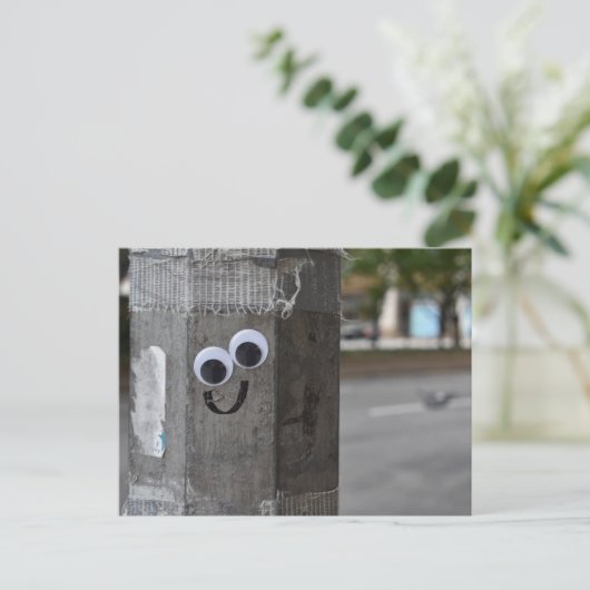 グーグリー・アイの目玉 ニューヨークシティの写真撮影 NYC ポストカード (スタンド正面)