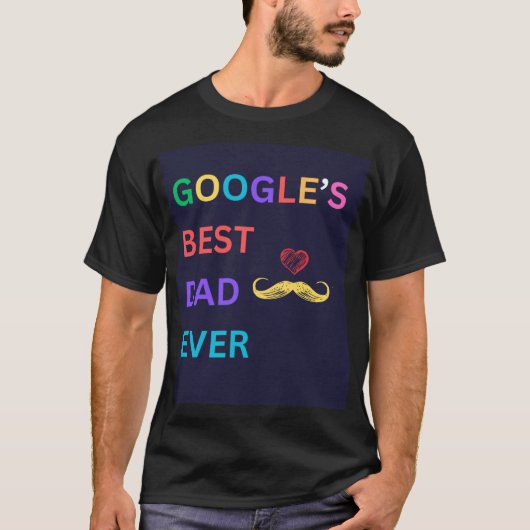 グーグルの最高のパパEver Tシャツ (正面)