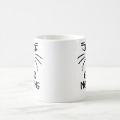 グーグルモーニング - グランピーキャットフェイス コーヒーマグ コーヒーマグカップ (中央)