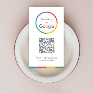 グーグルレビュー ビジネスカード   QRコードでレビューを残してください