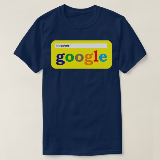 グーグ教えル Tシャツ (デザイン正面)