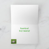 グースおもしろいごめんね カード (内部)