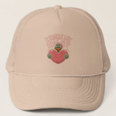 グースおもしろいのハートを抱え込んで? キャップ (正面)