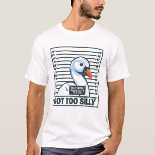 グースおもしろいのTシ間抜けャツ Tシャツ