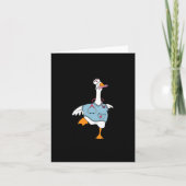 グースおもしろい間抜けナースクラブスクールナース学生 カード (正面)