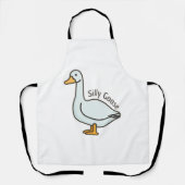 グースおもしろい、グースラバー、グース間抜けガン エプロン (正面)