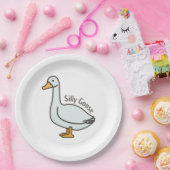 グースおもしろい、グースラバー、グース間抜けガン ペーパープレート (パーティー)