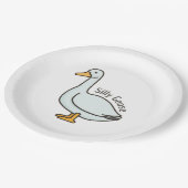 グースおもしろい、グースラバー、グース間抜けガン ペーパープレート (アングル)