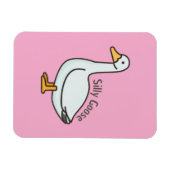 グースおもしろい、グースラバー、グース間抜けガン マグネット (横)