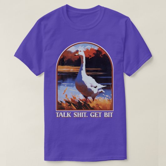 グースおもしろい Tシャツ (デザイン正面)