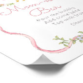 グースお洒落間抜けピンクボウ桃佐バー ポスター (角)