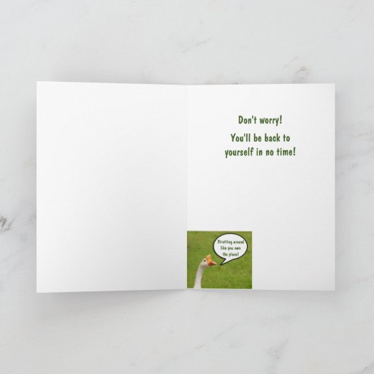 グースのがん支援 カード (内部)