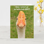 グースのがん支援 カード (黄色い花)