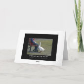 グースやる気を起こさせるグリーティングカード カード (裏面)