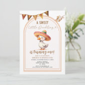 グースアおもしろいスペインのーチターニング一誕生日 招待状 (スタンド正面)