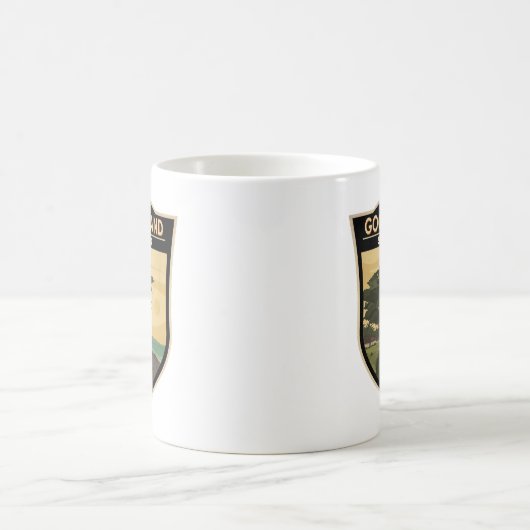 グースアイランド州パークテキサス州ヴィンテージ コーヒーマグカップ (中央)