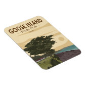 グースアイランド州パークテキサス州ヴィンテージ マグネット (右側)