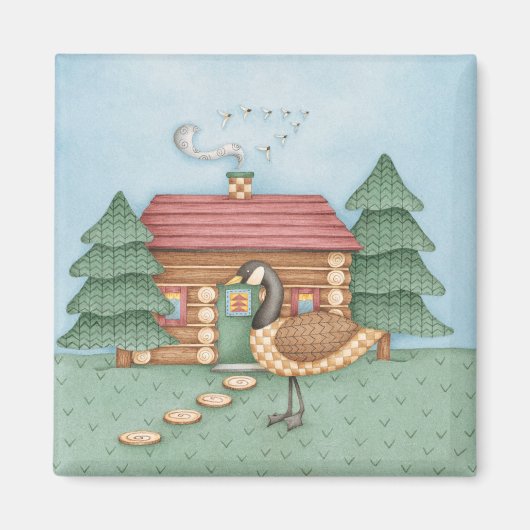 グースアットキャビン マグネット (正面)