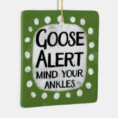 グースアラートオーナメント セラミックオーナメント (右)