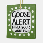 グースアラートオーナメント セラミックオーナメント (左)