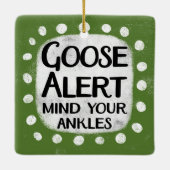 グースアラートオーナメント セラミックオーナメント (裏面)
