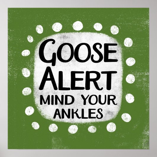 グースアラートポスターウォールアート ポスター (正面)