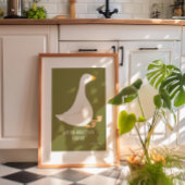 グースウォール間抜けアートクリスチャン子供部屋デコール ポスター