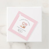 グースウォー間抜けトカラーガールベビーシャワー フェイバータグ (インサイチュ)