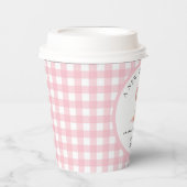 グースウォー間抜けトカラーガールベビーシャワー 紙コップ (正面)