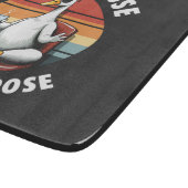 グースオンザルーズ間抜け瞑想ヨガレトロ カッティングボード (角)