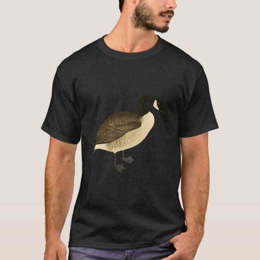 グースカナダガチョウI愛カナダ Tシャツ (正面)