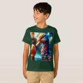 グースカラフル&ゴールデンエッグ Tシャツ (正面フル)