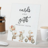 グースカ間抜けードとギフトのサインパーソナライズされた 台座サイン (インサイチュ)