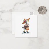 グースガースポストカードスタイル ノートカード (正面/裏面インサイチュ)