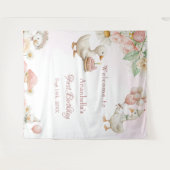 グースガーデン間抜けキノコ誕生日へようこそ タペストリー (正面(横))