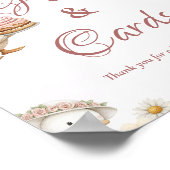 グースガーデン間抜けマッシュルームギフトとカードのサイン ポスター (角)