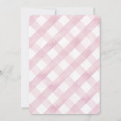 グースガール間抜けベビーシャワー招待状 招待状 (裏面)