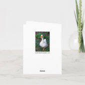 グースグリーティングカード サンキューカード (裏面)